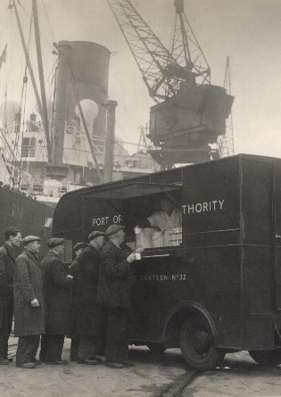 picture of tea van - post war